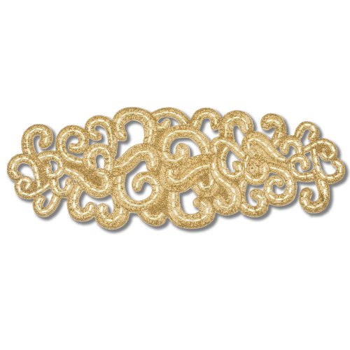 Small Gold Lace Motif Runner