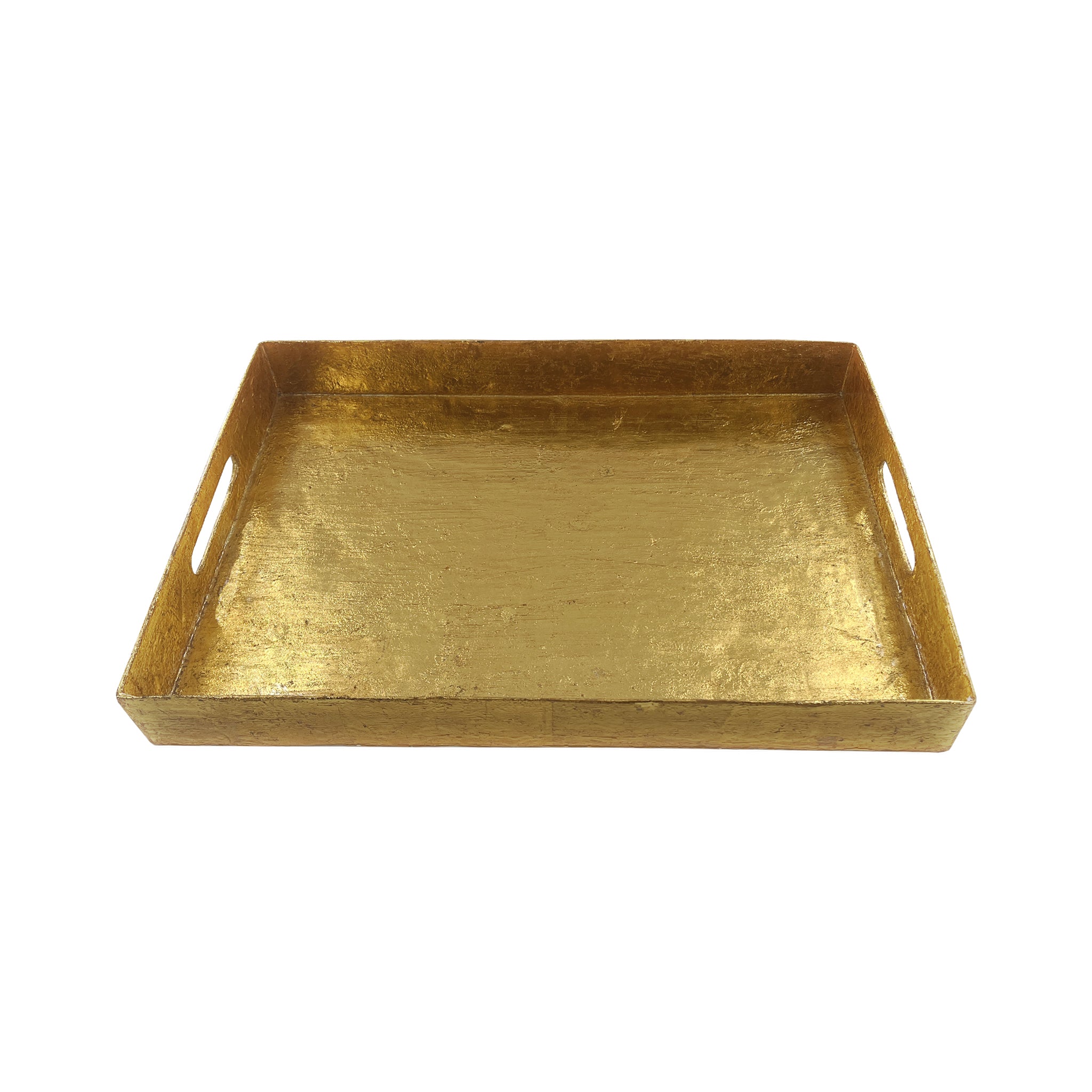 Brushstroke Gold Leaf Mother of Pearl Shell Tray – Nomi K