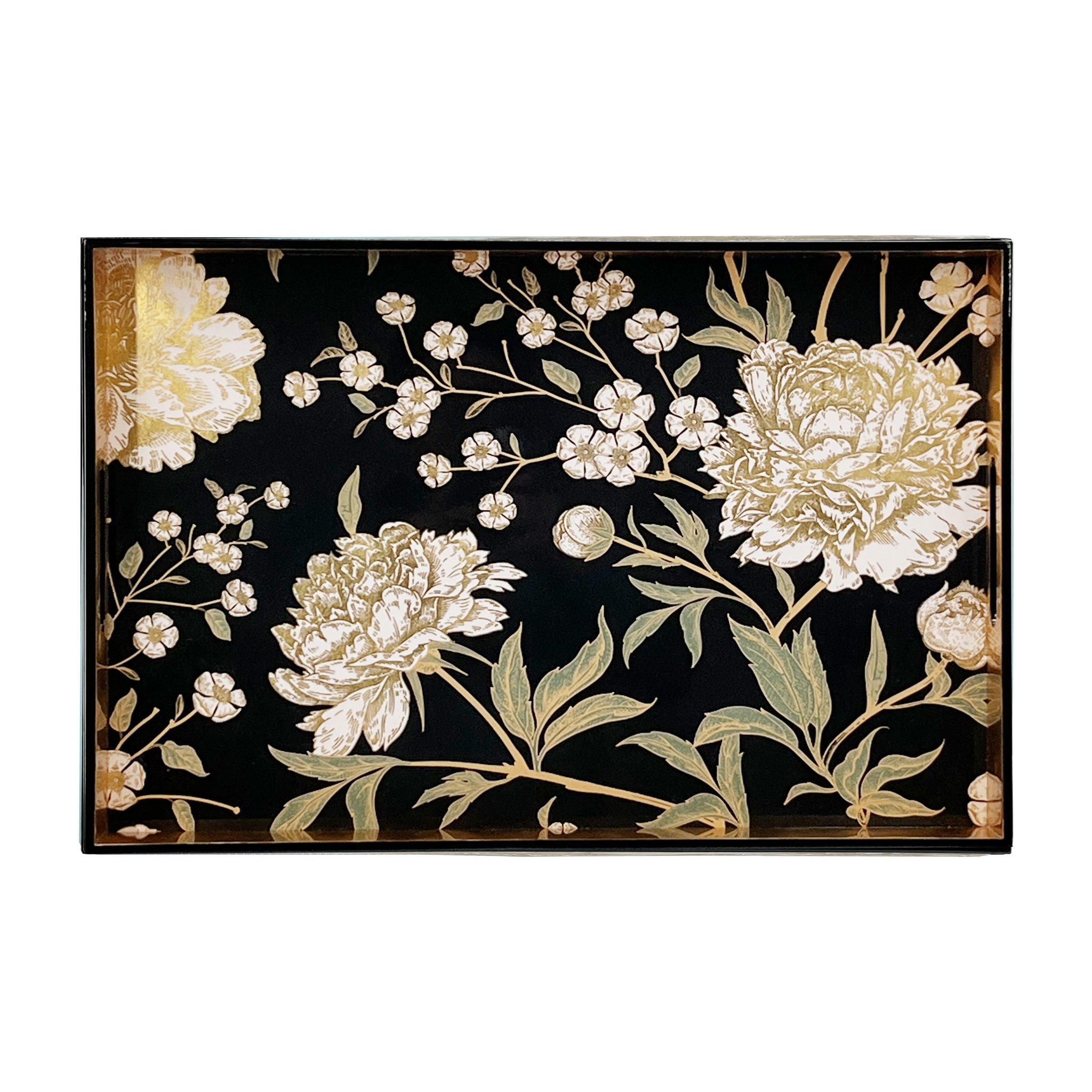 Ora Floral Lacquer Tray – Nomi K