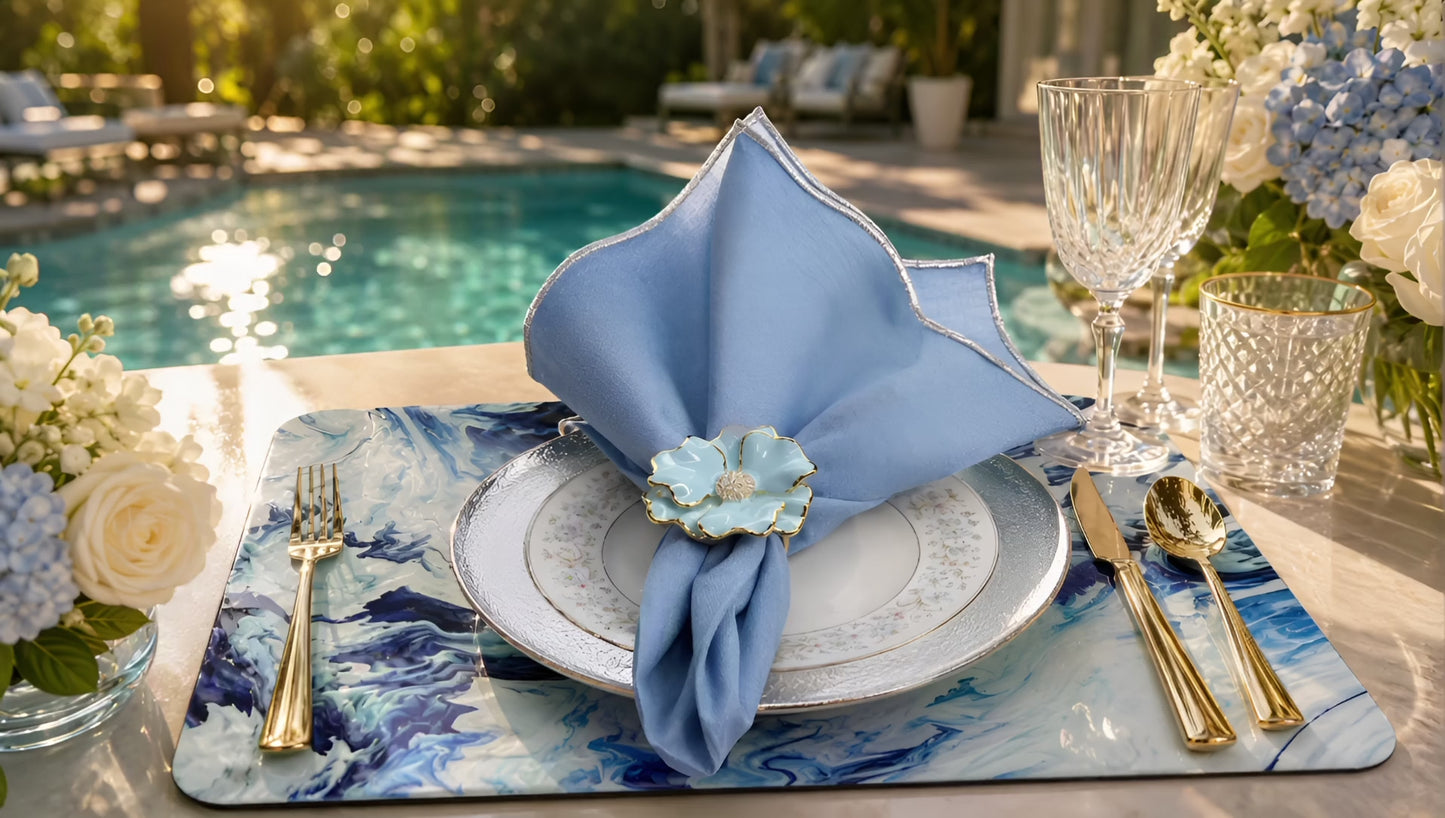 Wild Butterflies Lacquer Placemat
