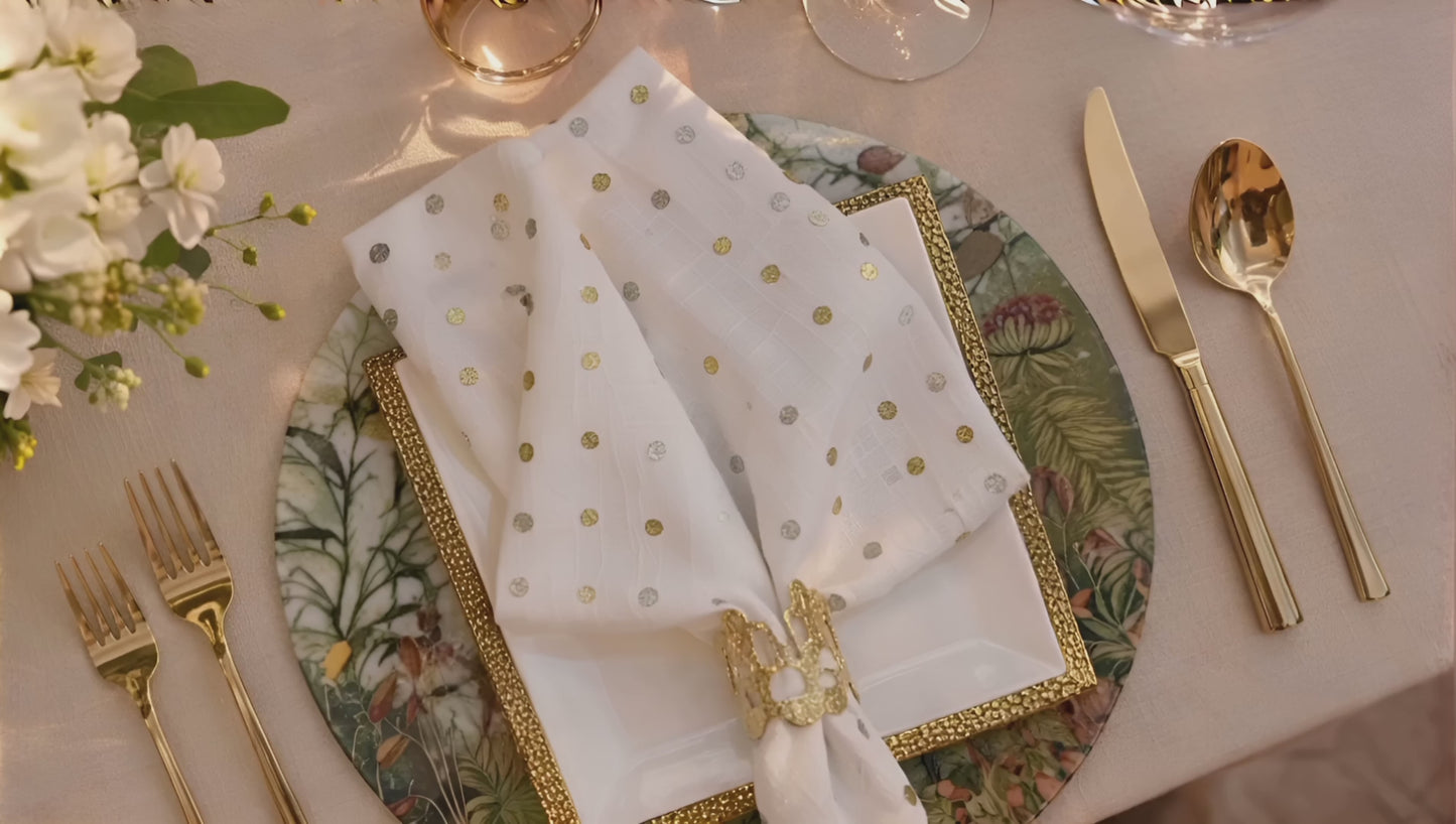 Wild Butterflies Lacquer Placemat