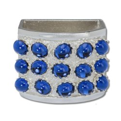 Blue Studded Napkin Ring