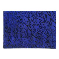 Modern Artistic Dark Blue Glass Placemat