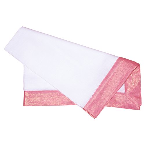 Blush Pink Shimmer Border Napkin