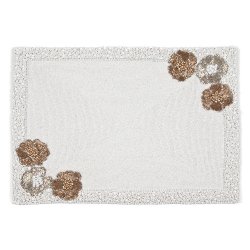 All White Flower Placemat
