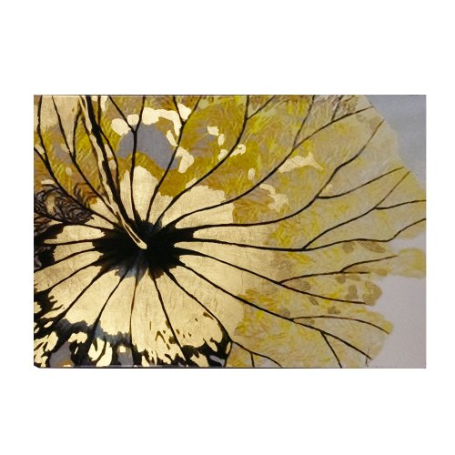 Gold Blossom Lacquer Rectangular Placemat