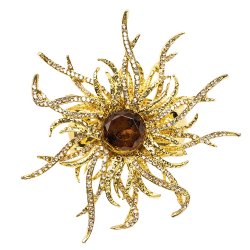 Gold Fire Spider Napkin Ring