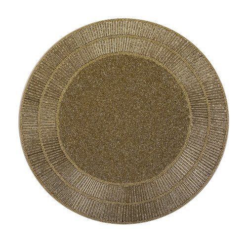 Gold Shine Round Placemat 