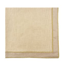 Earth Classic Border Square Napkin Gold Border Napkin Gold