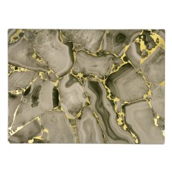 Grey Stone Lacquer Rectangle Placemat