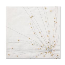 Gold and Silver Firework Napkin