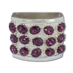 Purple Studded Napkin Ring
