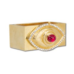 Red Good Eye Napkin Ring