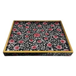 Red Flower Tray