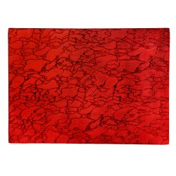 Modern Artistic Red Glass Placemat