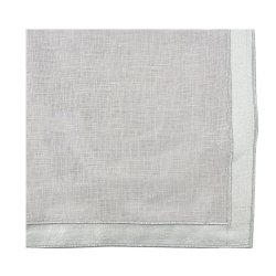 Earth Classic Border Square Napkin Silver Border Napkin Silver