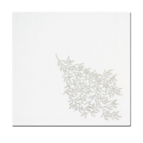 Silver New Leaves Napkin Series