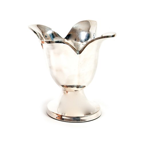 Silver Tulip Vase and Candleholder