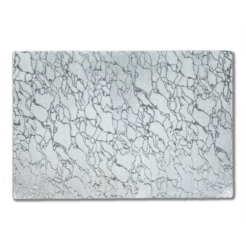 Modern Artistic Silver Glass Placemat